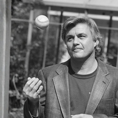 Foto af John Irving fra 1983