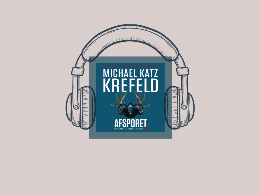 Bogforside med hørebøffer på