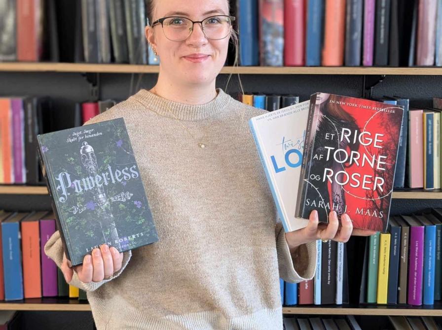 Christine fra biblioteket