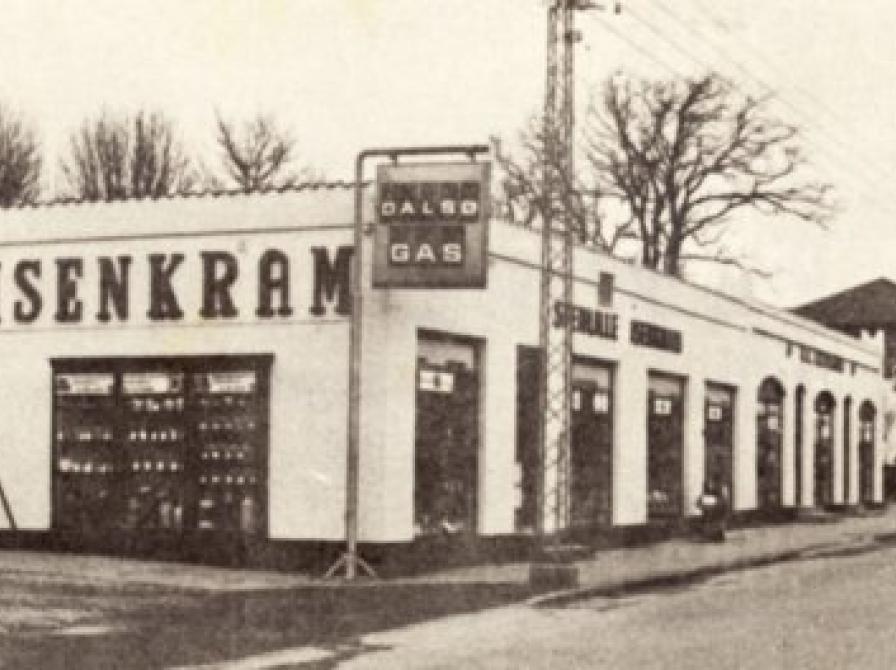 foto af isenkram foretning fra Stenlille