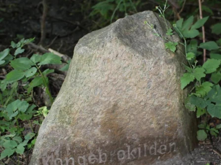 Sten ved Kongebrokilden