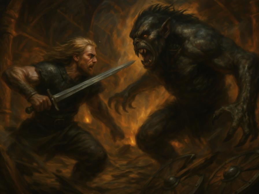 Beowulfs kamp mod Grendel