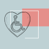 Handicapsymbol i hjerte